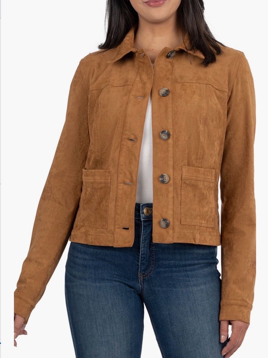 Kut from the Kloth Jackets & Blazers - NEW…KUT from the Kloth Faux Suede Trucker Jacket